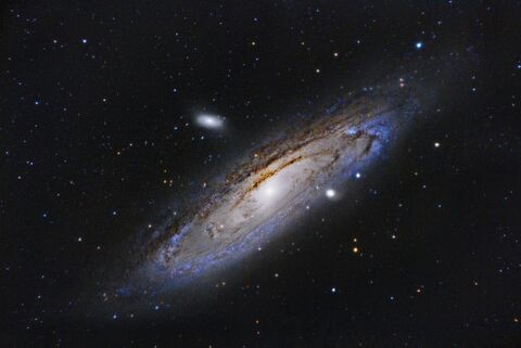 Andromeda Galaxy, jigsaw puzzle photo