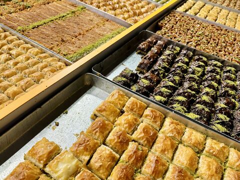 Trays of Baklava, jigsaw puzzle photo