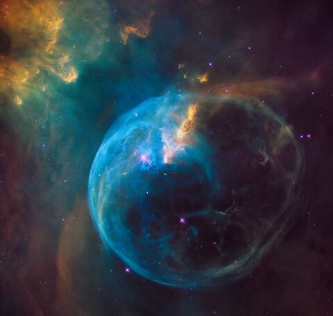 Bubble Nebula, jigsaw puzzle photo