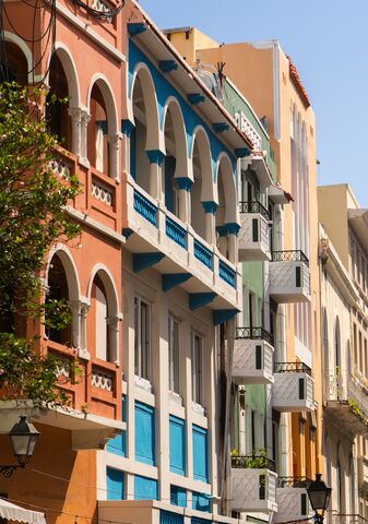 Colonial Arched Balconies, jigsaw puzzle photo