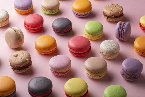 Colourful Macarons, jigsaw puzzle photo