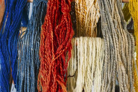 Hand-Spun Wool Skeins, jigsaw puzzle photo