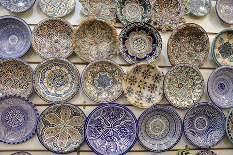 Moroccan Ceramic Plates, jigsaw puzzle photo