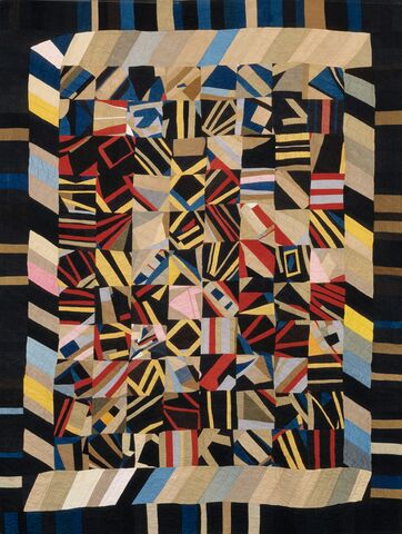 Strip Patchwork Quilt, jigsaw puzzle photo