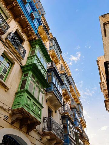 Valletta Wooden Balconies, jigsaw puzzle photo