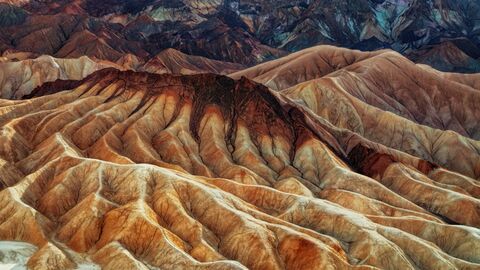 Zabriskie Badlands, jigsaw puzzle photo